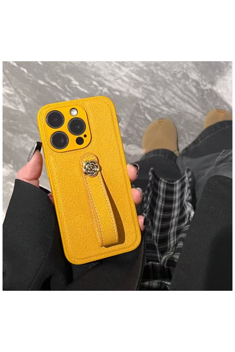 BlueFire Luxury Leather Shockproof Case iPhone 16 Pro with Strap & Magnetic Ring