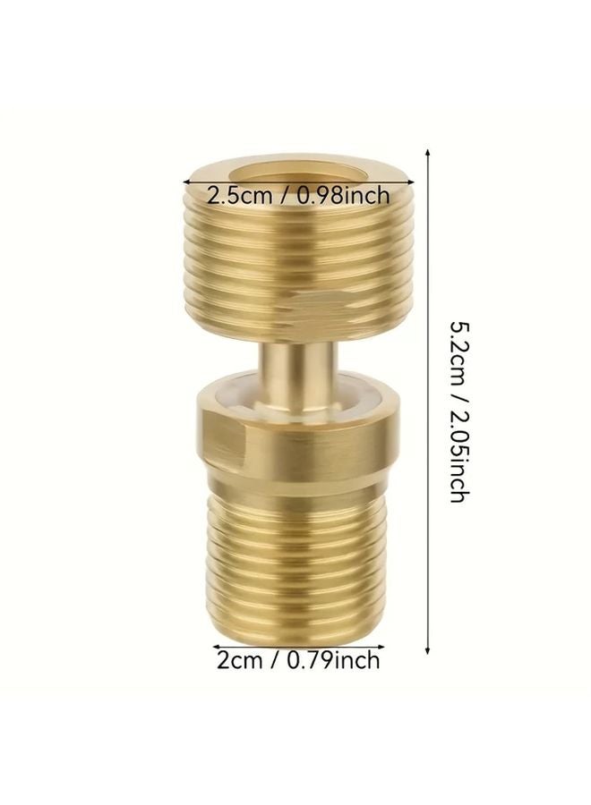 2Pcs Full Copper 360 Degree Curved Elbow Adjustable Radius Shower Triple Outlet Angle - Image 4