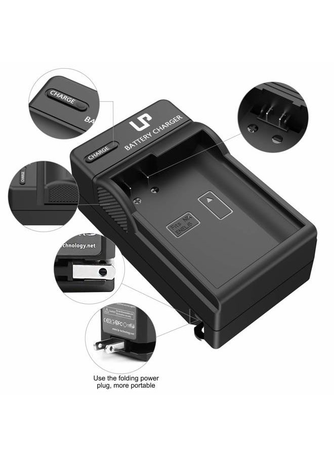 LP EN-EL15 EN EL15a Battery Charger, LP Charger Compatible with Nikon D7500, D7200, D7100, D7000, D850, D750, D500, D810a, D810, D800e, D800, D610, D600 & More  - Image 5