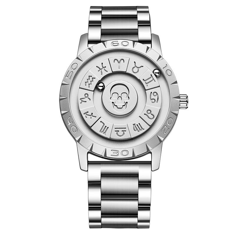 Lige/Foxbox Cool Men'S Waterproof Multifunctional Quartz Watch Personalized Magnetic Ball Student Watch - Image 1