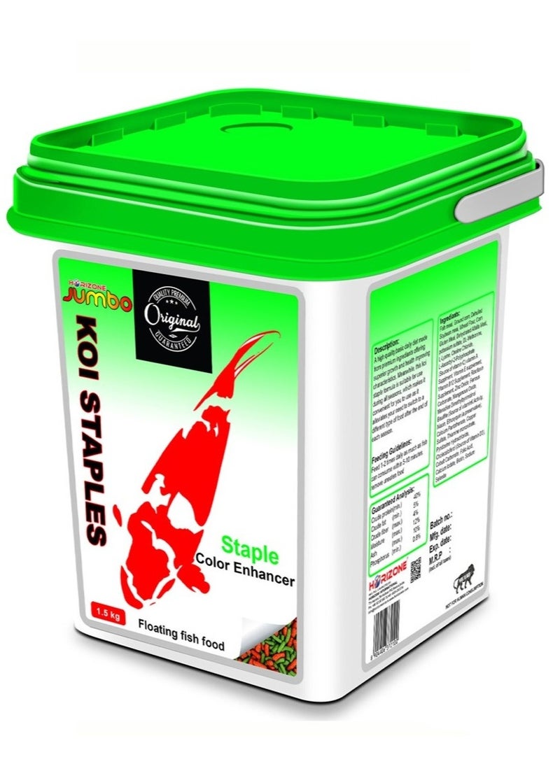 Jumbo Koi Staples 1.5Kg [Weight - 1.5kg]
