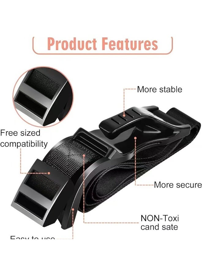 Pregnancy Car Seat Belt Adjuster | Pregnancy Seat Belt Stabilizer for Safe & Comfortable Travel – Protects Belly & Fetus, Easy to Install, Universal Fit—Black - Image 2