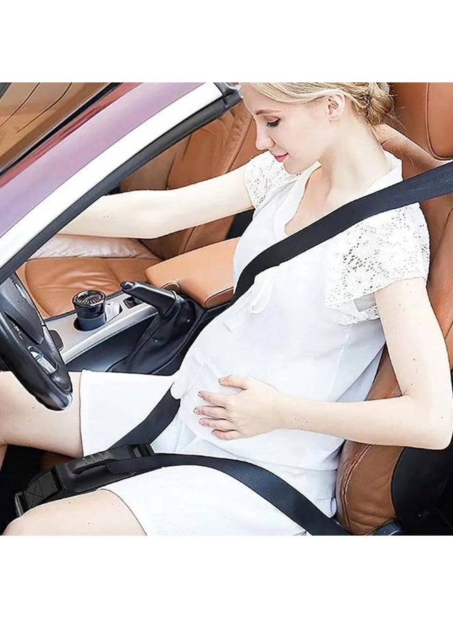 Pregnancy Car Seat Belt Adjuster | Pregnancy Seat Belt Stabilizer for Safe & Comfortable Travel – Protects Belly & Fetus, Easy to Install, Universal Fit—Black - Image 4