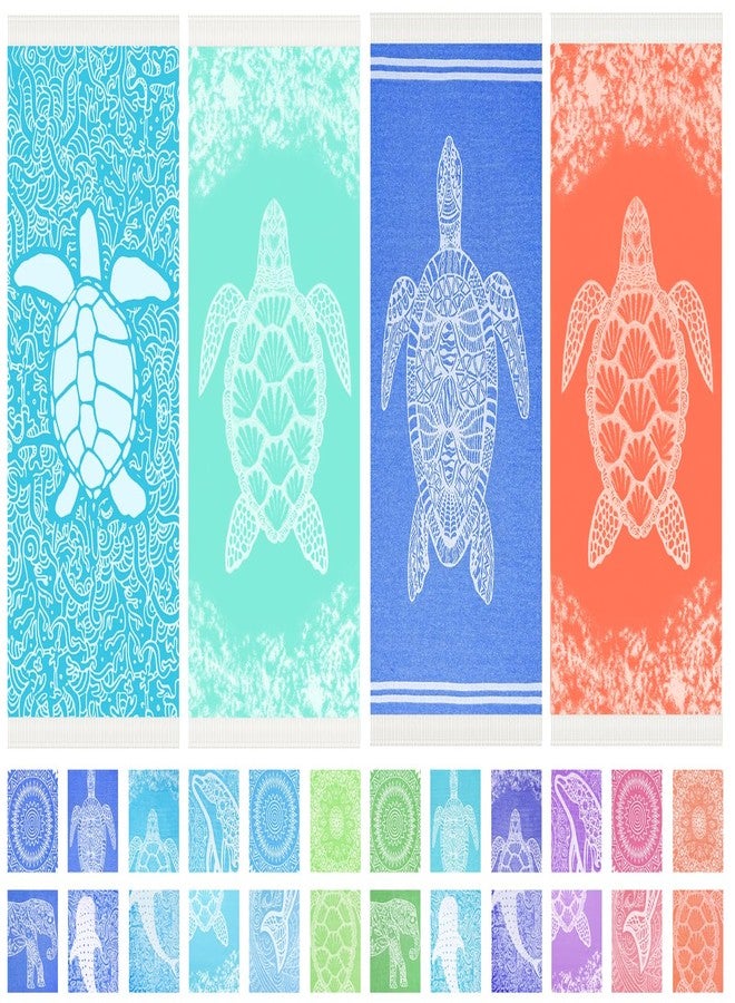 Widdonen Thin Turkish Beach Towel Lightweight Quick Dry Absorbent Cotton Bathroom Bath Pool Swim Towels Extra Large Oversized Sand Free Beach Accessories Essentials Cloud Gifts for Adult - Image 1