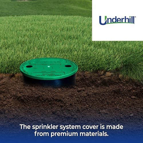Underhill Sprinkler Valve Round Box Lid, VersaLid 6 Inch to 7 Inch Universal Cover for Automatic Irrigation System, Green, VL-6 - Image 5