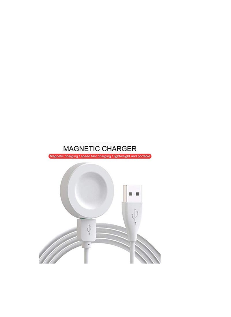 Watch Replacement Wireless Charging Dock for Huawei GT 2 Pro,GT2 ECG,Watch GT 3/GT 3 Pro,Compatible with Huawei Watch 3/3 Pro,Watch GT Runner,Watch D USB Charger 100cm - White  - Image 2