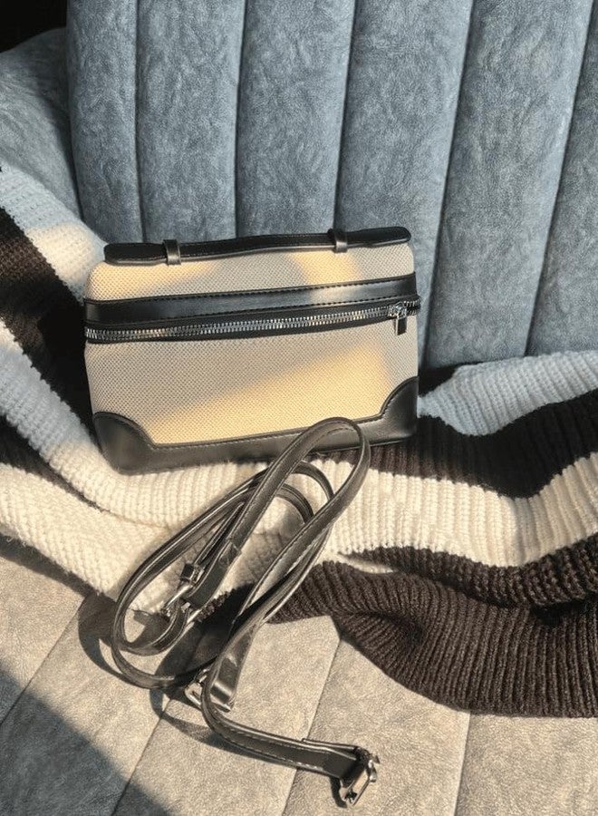 شارم حقيبة كتف وحقيبة يد CHARME Boxed Bliss سوداء | طقم أنيق يجمع بين حقيبة الكتف وحقيبة اليد | خفيفة الوزن، متينة، ومتعددة الاستخدامات للاستخدام اليومي، والعمل، والسفر - Image 3