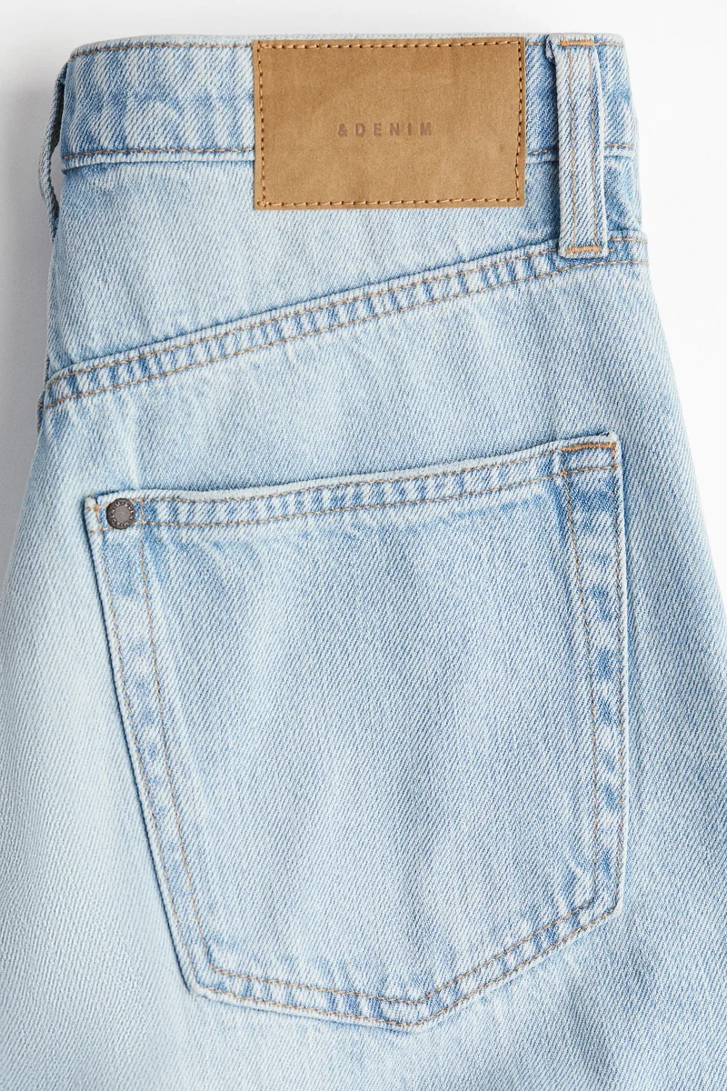 H&M Petite Length Wide Ultra High Jeans