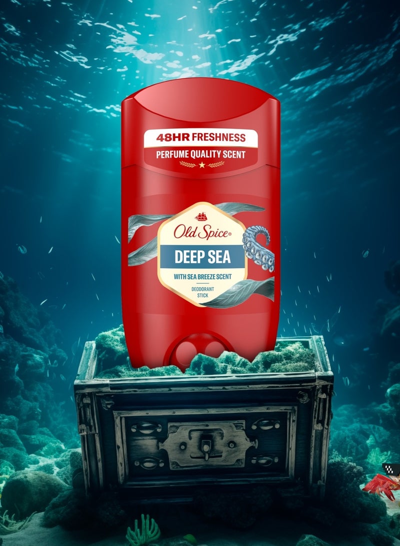 Old Spice Deep Sea Deodorant Stick for Men, 6 x 50ml - Image 3