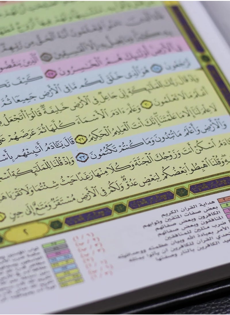 null - The Quran of Qiyam 60 pages per page a part measuring blue - Image 1
