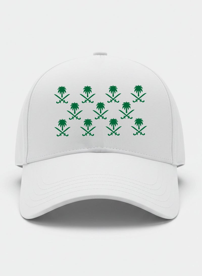 لوحة كاب مصنوع من القطن بتصميم لمناسبة اليوم الوطني السعودي وللتعبير عن حب الوطن في كل وقت - Image 5