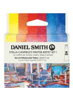 Daniel Smith Daniel Smith Watercolor 6 Color Stella Canfield's Master Artist Set #1 (6 X 5ml Tubes)  - Image 1