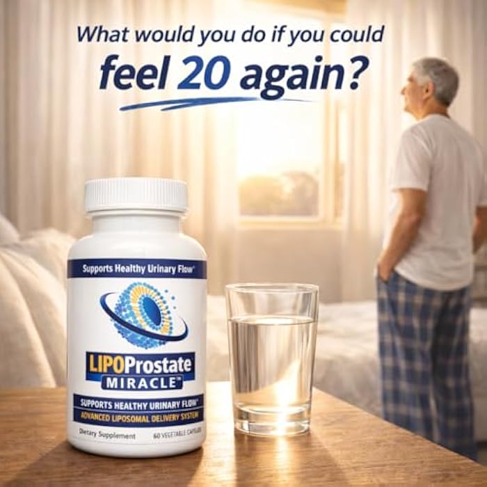 NHS Global LipoProstate Miracle – Liposomal Beta Sitosterol Prostate Supplement for Men – Advanced Absorption Technology – Pine Phytosterols, Zinc, Selenium, D3 – 60 Vegetable Capsules - Image 2