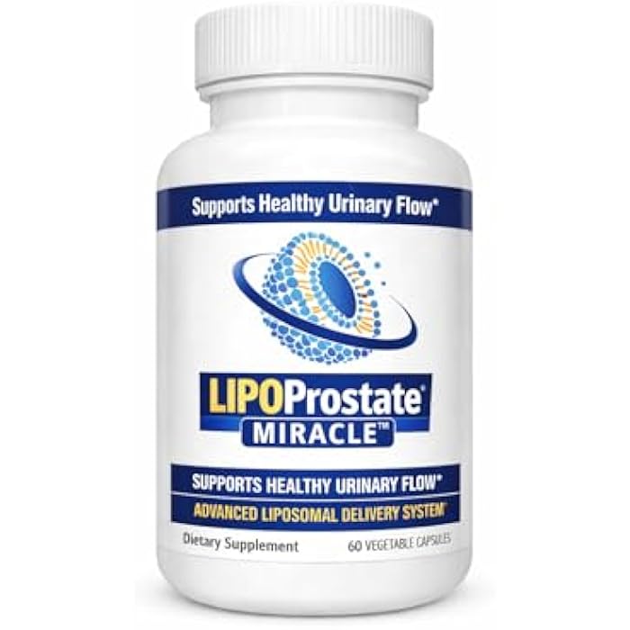 NHS Global LipoProstate Miracle – Liposomal Beta Sitosterol Prostate Supplement for Men – Advanced Absorption Technology – Pine Phytosterols, Zinc, Selenium, D3 – 60 Vegetable Capsules - Image 1