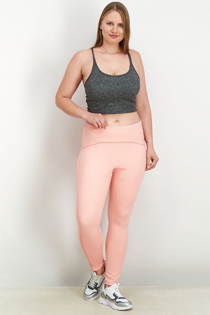 Tchibo ليجنغز تدريب للنساء بقصة عادية، وردي - Image 4