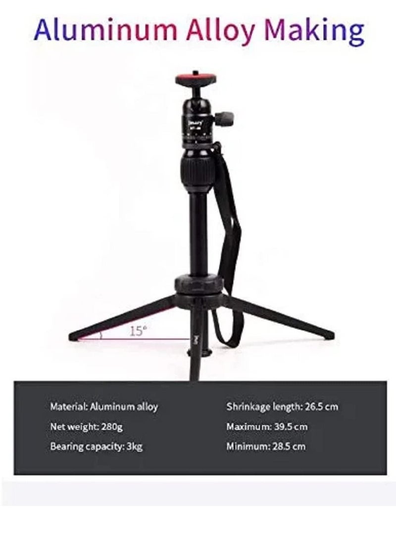 JMARY MT-68 Table-Top Extendable Foldable Tripod Stand for Mobile Phones and DSLR & Digital Cameras - Image 2