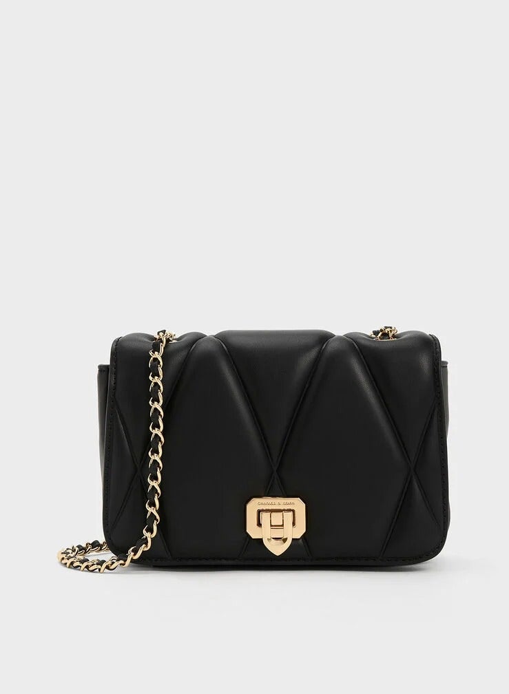 Charles & Keith Tas Bahu Arwen Quilted - Image 1