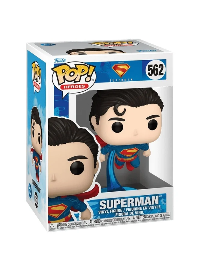 فانكو Pop! Heroes: Superman Legacy 2025 - Superman, Collectible Vinyl Figures - Gift Idea - Official Merchandise - Toys for Kids & Adults - Model Figure for Collectors and Display