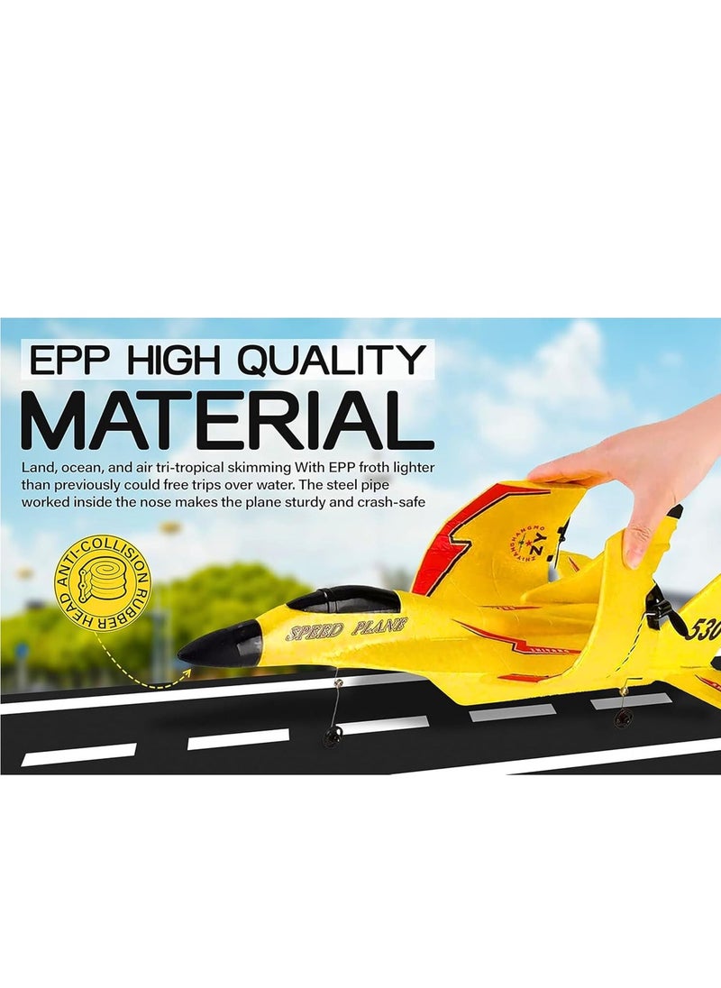ARGT 2CH RC Plane – Remote Control Airplane for Kids & Adults, 2.4GHz Jet Plane with Night Light, Easy-to-Fly RC Airplane Toy for Beginners, Durable EPP Foam, Indoor & Outdoor Flying Toy for Boys 8-12  - Image 3