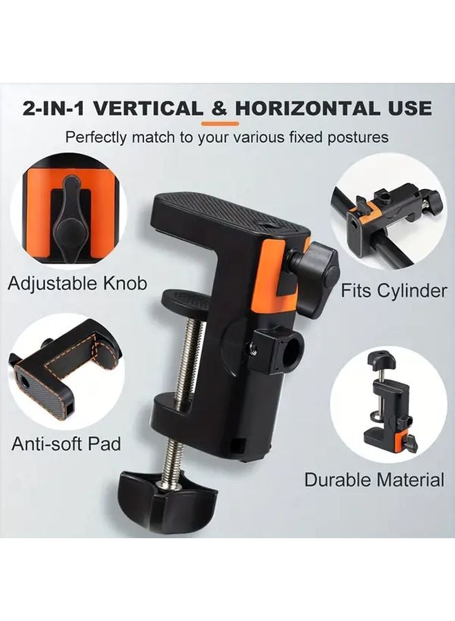 Haomuren Adjustable Microphone Arm Stand with USB C Cable Management Style B - Image 5