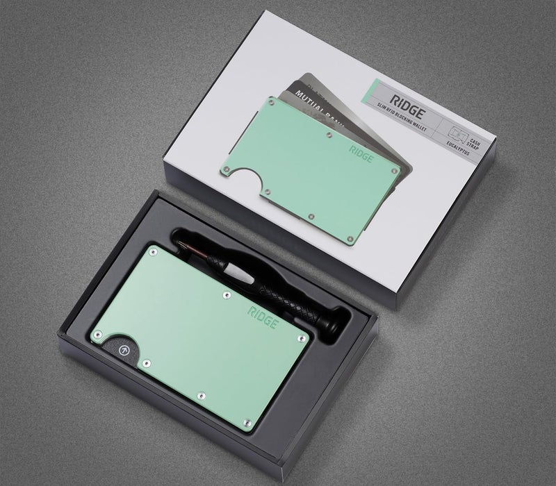 The Ridge Ridge Wallet For Women - Minimalist Small Wallet for Women, RFID Protection, Slim, Perfect Size, Pocket Fit, Holds up to 12 Cards - Image 4