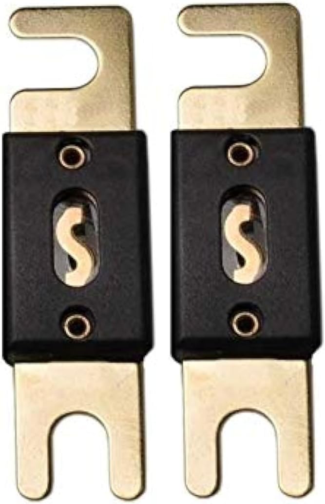 AA ANL Fuse 100A 100 Amp For Car Vehicle Marine Audio Video System Gold 2 Pack (100 Amp) - Image 1