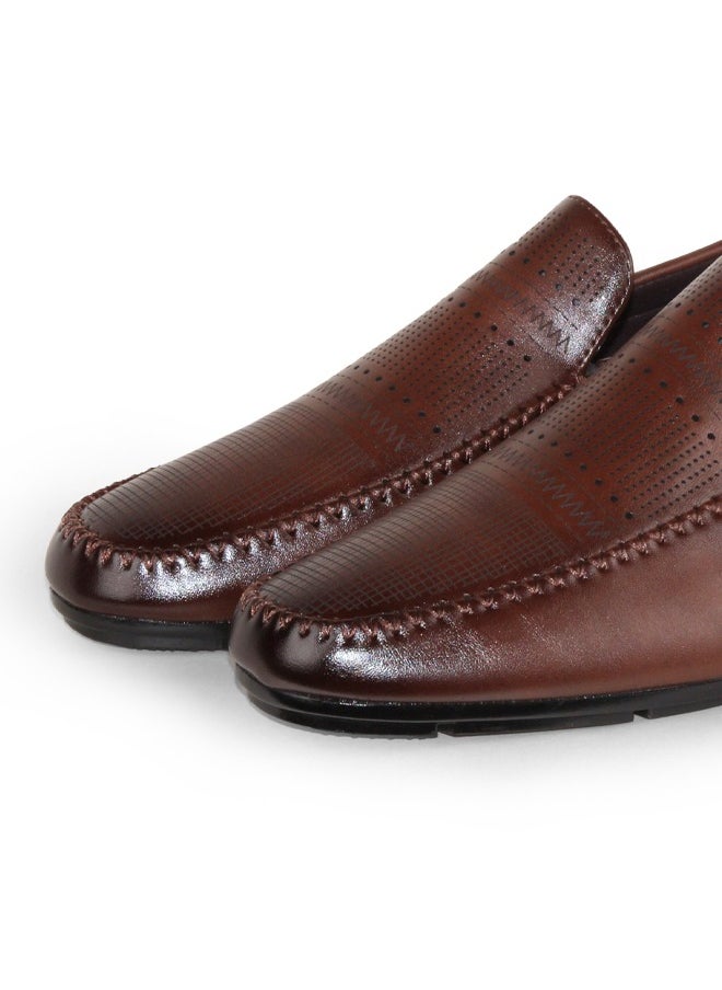 BOTELI Men Loafer Genuine Leather Sole Anti Slip On Driving Formal Leather Shoes  - Image 3