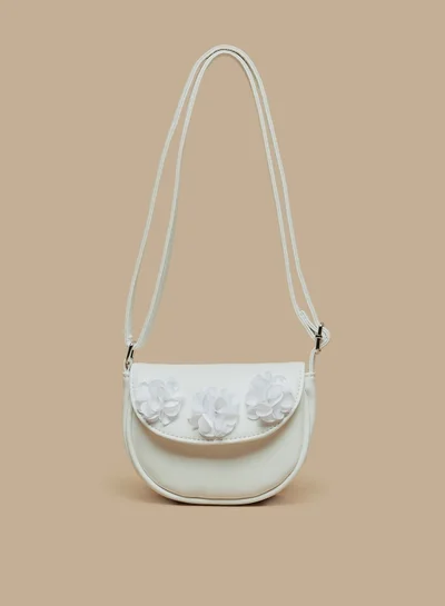 Flora Bella Floral Accent Crossbody Bag with Adjustable Strap