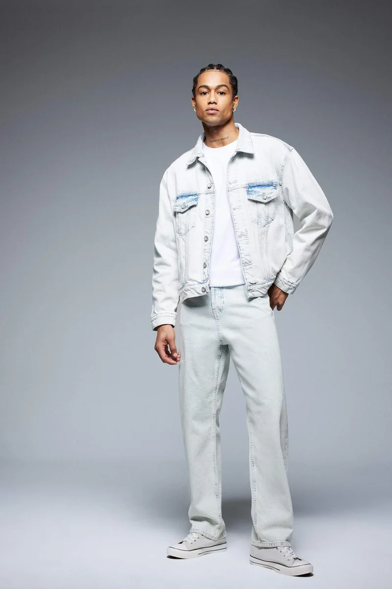 DeFacto Oversize Fit Seasonal Spring Denim Jacket