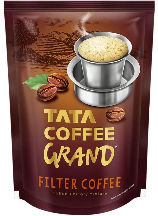 TATA COFFEE GRAND Tata Filter Coffee Grand Filter Coffee Pouch, 500g  - Image 1