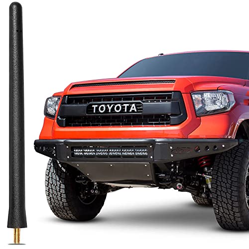 VOFONO Antenna for Toyota Tundra Tacoma 2000-2024 2025, Toyota Tundra Tacoma Accessories, 6 3/4 Inch Short EPDM Rubber Truck Car Antenna Replacement for FM AM Radio Reception - Image 1