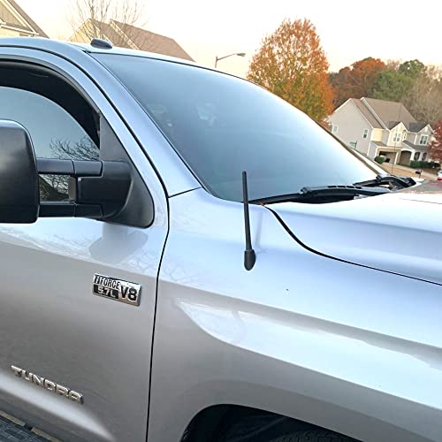 VOFONO Antenna for Toyota Tundra Tacoma 2000-2024 2025, Toyota Tundra Tacoma Accessories, 6 3/4 Inch Short EPDM Rubber Truck Car Antenna Replacement for FM AM Radio Reception - Image 4