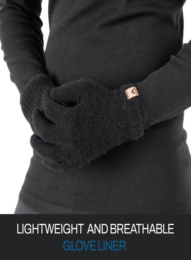 Avantic Alpaca Wool Ski Gloves - Touchscreen Gloves for Men & Women for Skiing Snowboarding & Winter Sports (Hunter Green, Large/X-Large) - Image 3