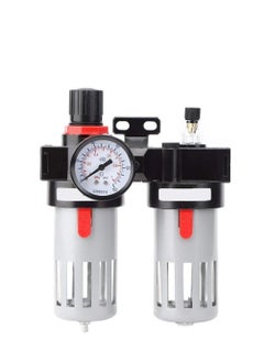 ABBASALI Double Air Compressor Water Separator Filter Regulator Oil  - Image 1