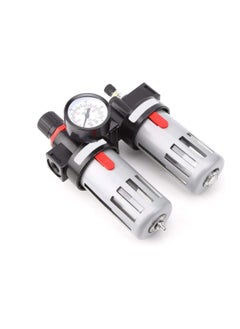 ABBASALI Double Air Compressor Water Separator Filter Regulator Oil  - Image 5