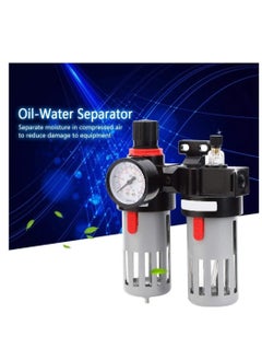 ABBASALI Double Air Compressor Water Separator Filter Regulator Oil  - Image 4