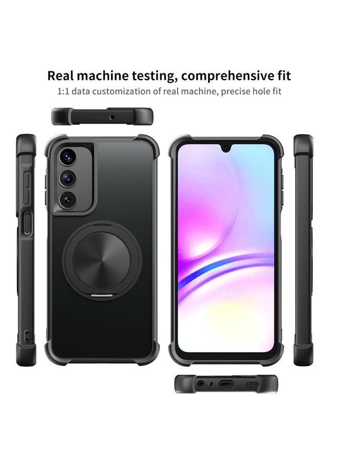 erorex Case For Samsung Galaxy A16 5G / 4G CD Texture 360 Degree Rotating Holder MagSafe Phone Case - Image 3