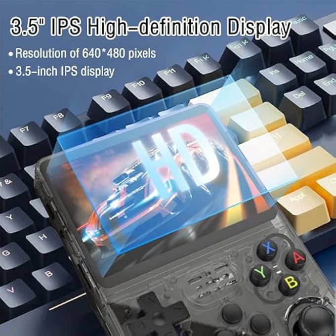 R36S HANDHELD GAME CONSOLE  3.5" IPS SCREEN LINUX SYSTEM RETRO GAME PLAYER WITH 15000+ CLASSIC GAMES 32+64G TF CARD - Image 3