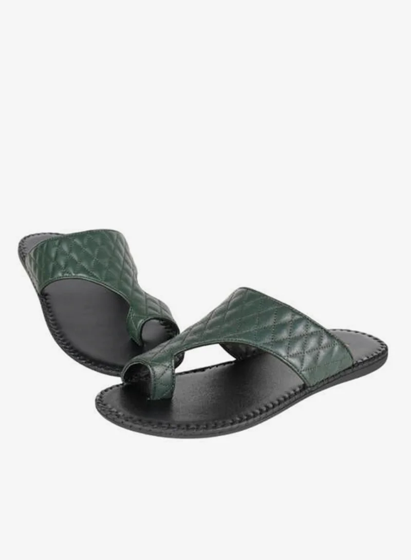 Barjeel Uno Green 008-3436 Barjeel Uno Mens Arabic Sandals 201905-12 Green for Men | Best Price UAE