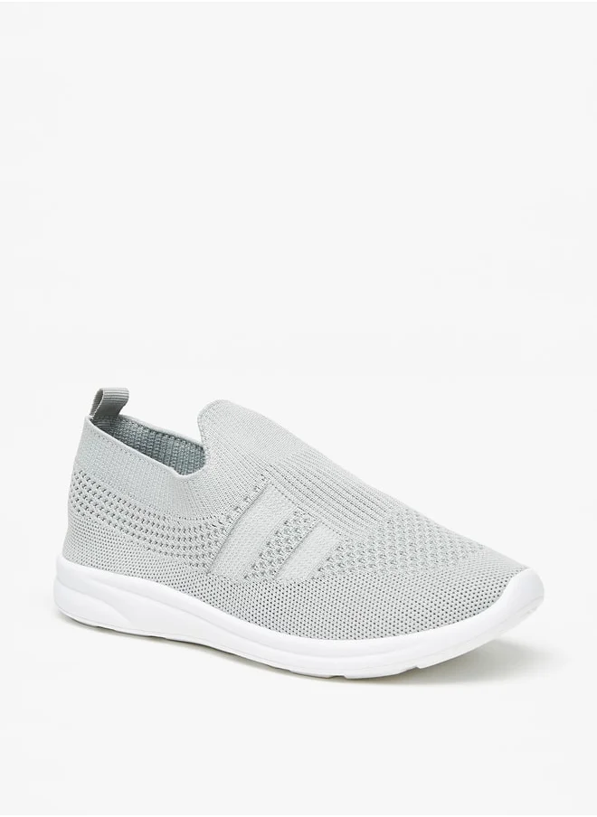 شو اكسبرس Boy's Textured Slip-On Shoes