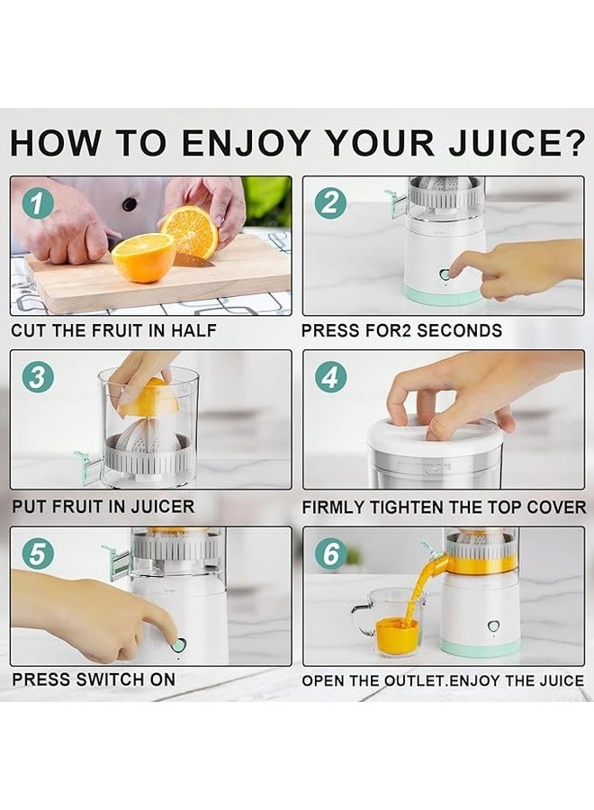 Electric Juicer, Mini Electric Juicer, Electric Citrus Juicer Orange Juicer Easy Moving Automatic for the Kitchen  - Image 5