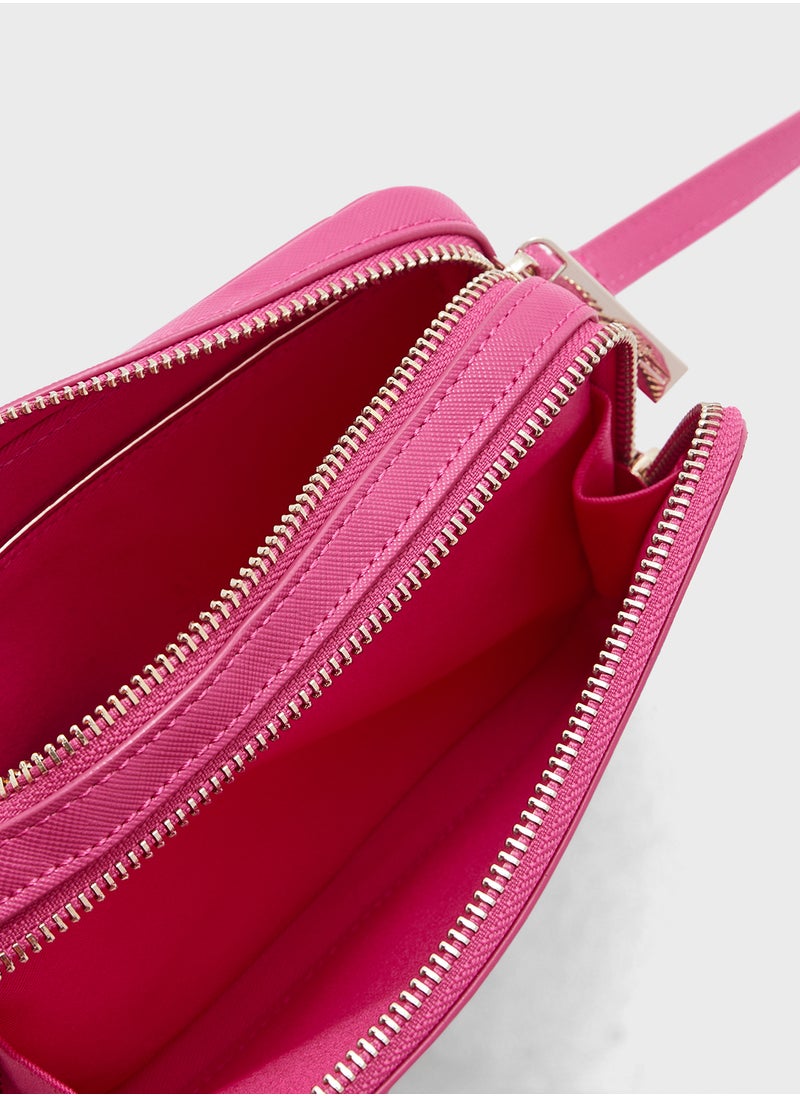 Ted Baker Saffrey Saffiano Logo Crossbody  - Image 5