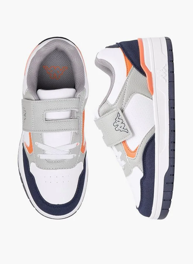 Boys Colourblock Hook & Loop Sports Shoes