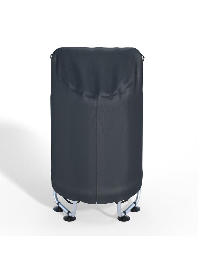XCZ Kids Trampoline cover, Heavy Duty Waterproof Oxford Fabric, Fits 55" Round Trampoline with Adjustable Gymnastics Bar – Small Trampoline Cover, Sun Protection and Dustproof, Black - Image 1