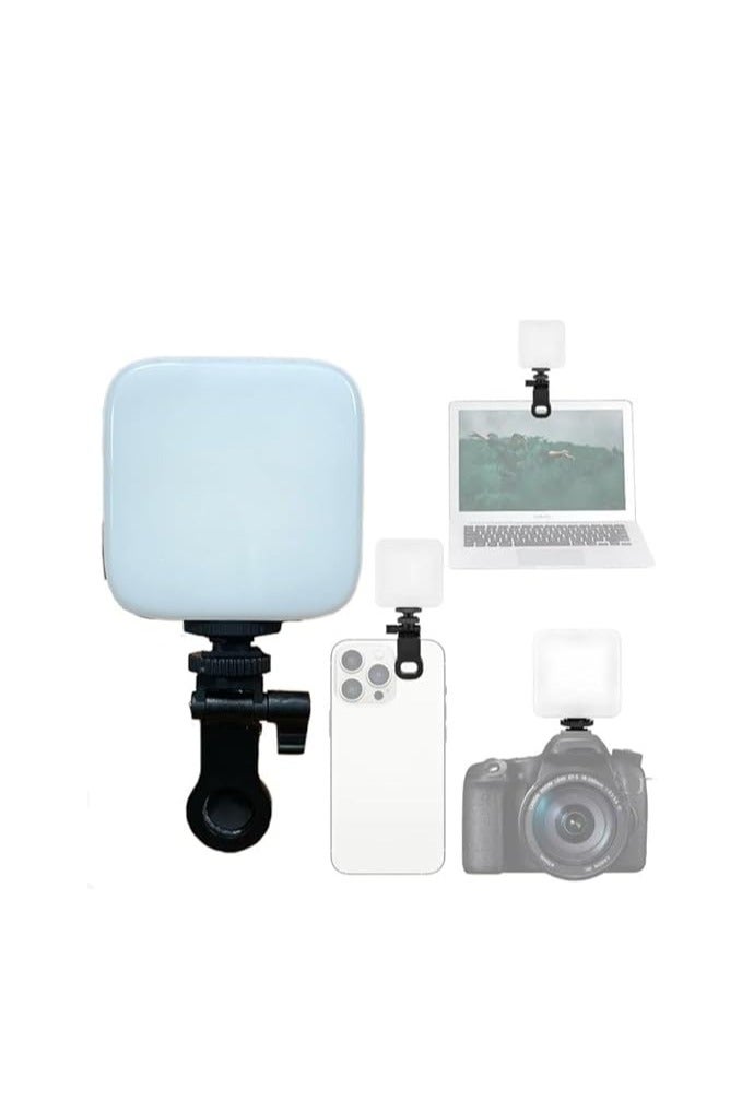 Mini LED Floodlight with Clip – 6000K Dimmable Light – Portable Camera Lighting – for Mobile, Laptop & Live Content - Image 1