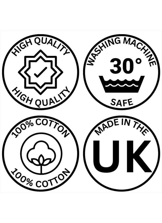 Muldale King Charles III Coronation Tea Cozy for Teapot Large British Crown Design - Insulated Large Teapot Cozy 100% Cotton with Extra Thick Wadding - Coronation Souvenirs - 2-6 Cups  - Image 4
