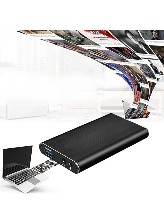 USB 3.0 Video & Audio Capture Card – 4K HDMI Input, Loop Output, Supports 1080p 60fps – Ideal for Game Streaming, Camera, and PC Recording - Image 4