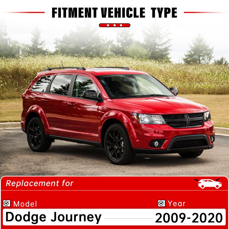 RAINTOK Windshield Wiper Blades Replacement for Dodge Journey 2009-2020 Original Factory Quality Front Rear Wipers Blade Set for My Car - 24" 19" 12" (Pack of 3) - Image 2