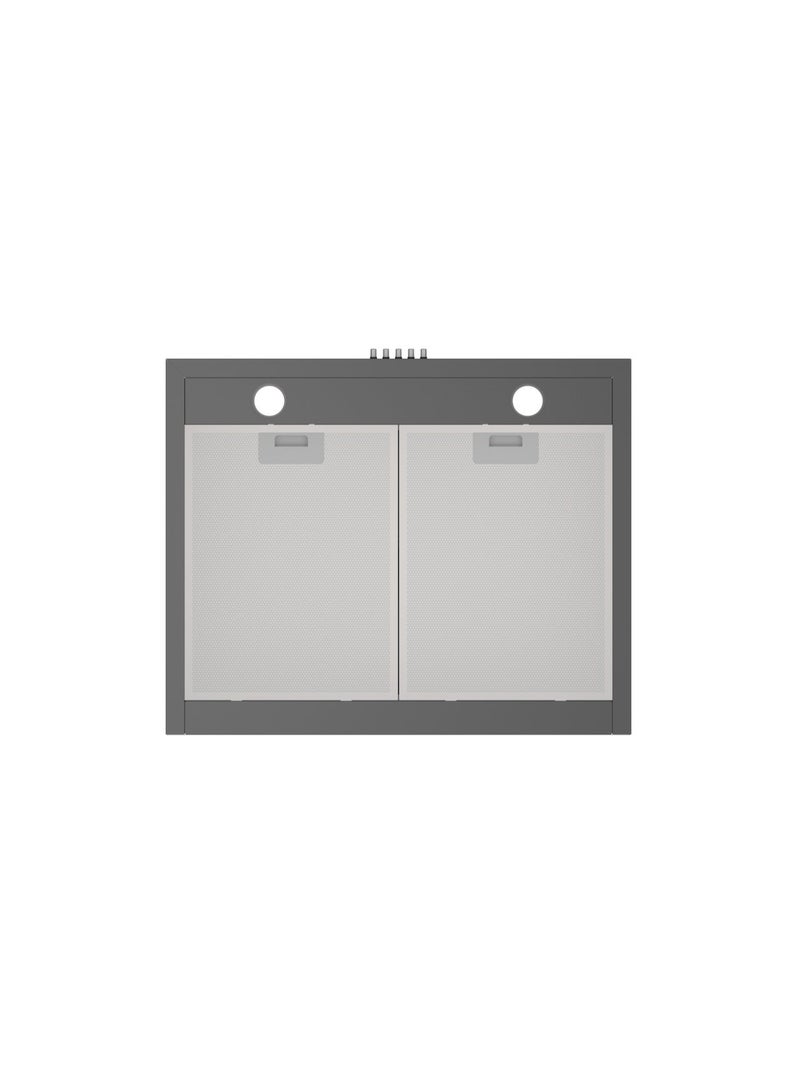 جل جنرال شفاط حائط جنرال جل 60×50 سم، بدون ضوضاء، موديل تي، أسود، 5 فلاتر، 3 سرعات، 2 مصباح، جودة عالية، سهل التنظيف - Image 4