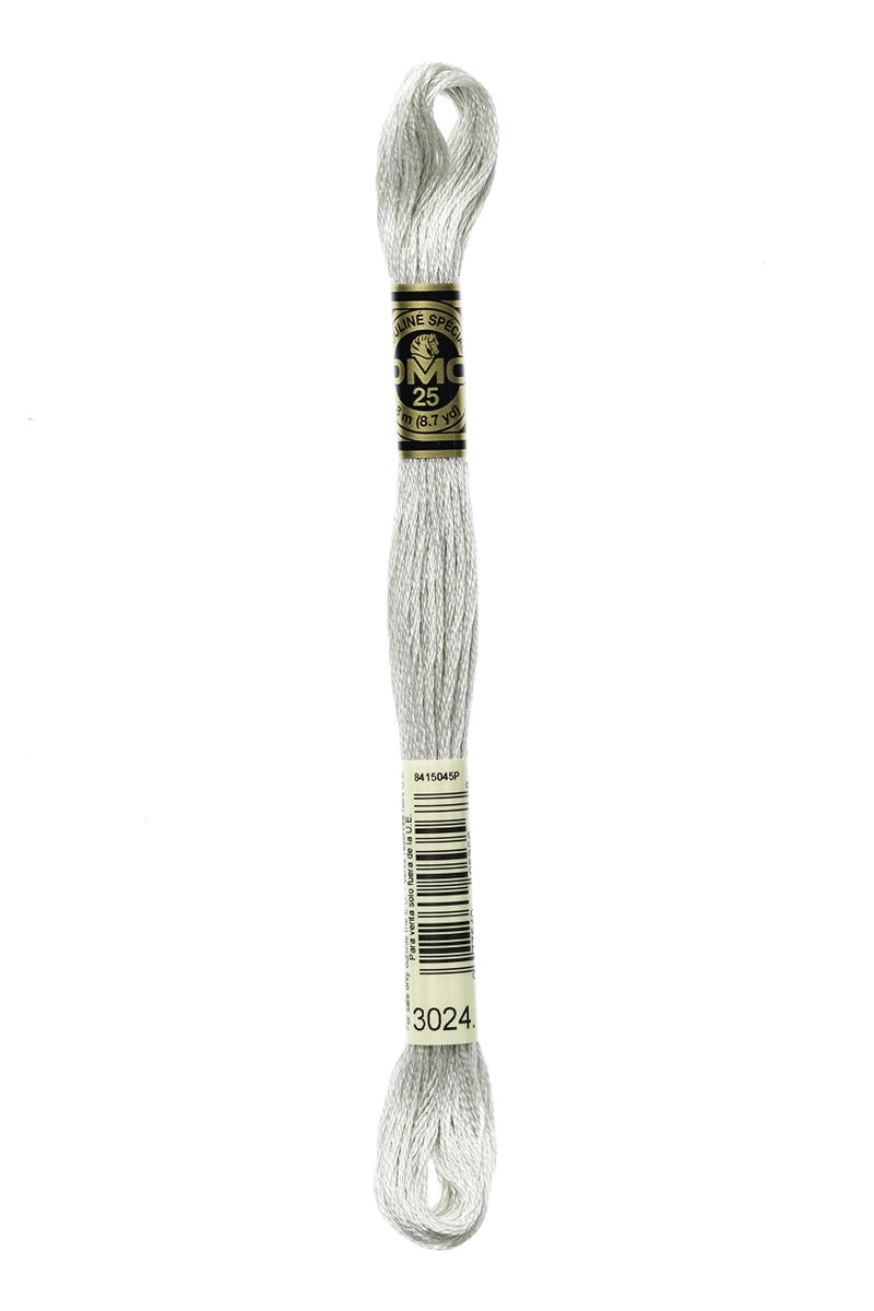 DMC 1173024 Six Strand Embroidery Cotton Floss Very Light Brown Grey 87Yard